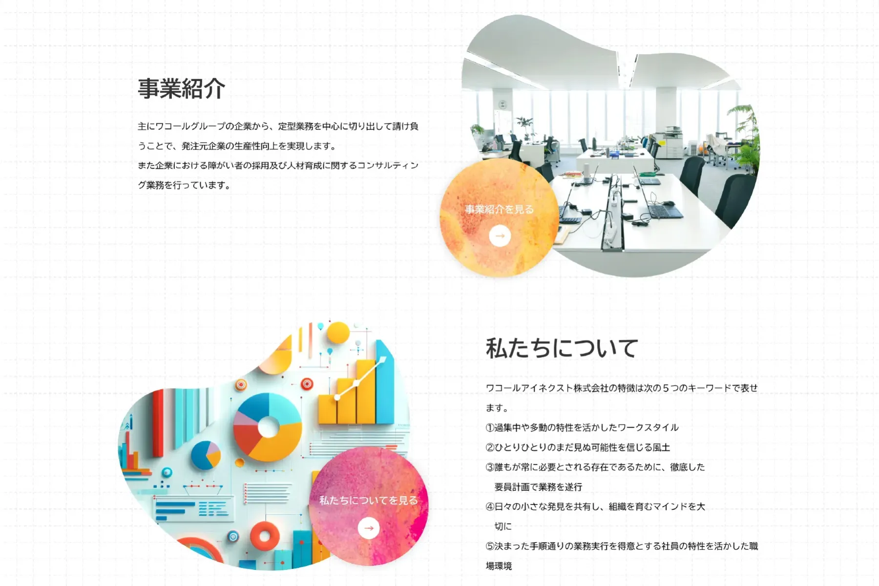 ワコールアイネクスト様｜コーポレートサイト